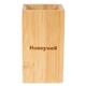 aerial view a natural eco - friendly bamboo kitchen utensil holder, image 1 of 3