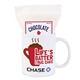 a white fresh beginnings(r) full color mug and cake mix gift set