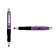 a purple cap & pink clip & black grip turner ballpoint pen / stylus