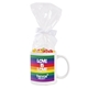 aerial view a white pride jelly belly mug set, image 1 of 2
