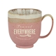 a desert pink 12oz ace artifact stoneware mug