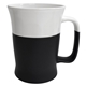 aerial view a white 16oz ace half chalkboard mug, image 1 of 4