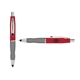 a red cap & black clip & silver grip turner ballpoint pen / stylus