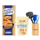 aerial view a blue perfect pancakes gift set, image 1 of 5
