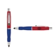a red cap & green clip & navy grip turner ballpoint pen / stylus