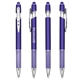 a purple ultima comfort luster stylus gel pen