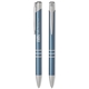 a sky blue delane(r) pen
