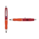 a red cap & navy clip & orange grip turner ballpoint pen / stylus