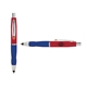 a red cap & orange clip & navy grip turner ballpoint pen / stylus