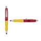 a red cap & red clip & yellow grip turner ballpoint pen / stylus