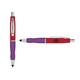 a red cap & white clip & purple grip turner ballpoint pen / stylus
