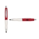 a red cap & white clip & white grip turner ballpoint pen / stylus
