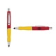 a red cap & white clip & yellow grip turner ballpoint pen / stylus