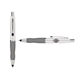 a white cap & black clip & silver grip turner ballpoint pen / stylus