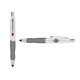a white cap & red clip & silver grip turner ballpoint pen / stylus