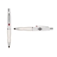 a white cap & red clip & white grip turner ballpoint pen / stylus