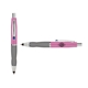 a pink cap & navy clip & silver grip turner ballpoint pen / stylus