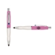 a pink cap & navy clip & white grip turner ballpoint pen / stylus