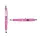 a pink cap & navy clip & pink grip turner ballpoint pen / stylus