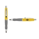 a yellow cap & black clip & silver grip turner ballpoint pen / stylus