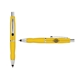 a yellow cap & black clip & yellow grip turner ballpoint pen / stylus