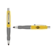 a yellow cap & navy clip & silver grip turner ballpoint pen / stylus