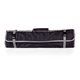 aerial view a black 3- piece barbeque kit with tote, image 1 of 7