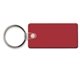 a opaque red key tag - rectangle w / rc - spot color