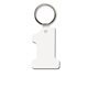 a white key tag - number one - spot color