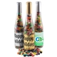 a group of champagne bottle w / jelly bellies