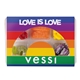 a group of pride rainbow die cut nested candy box