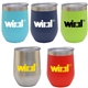 a group of 12 oz custom vacuum wine cup