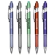 a group of ultima comfort luster stylus gel pen