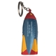 Promotional Rocket Squeezie Keyring - Stress reliever