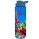 a t. blue bottle & steel blue lid freedom bottle - 28 oz transparent tritan(tm) bottle with drink thru lid