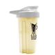 a translucent pastel yellow tumbler & white lid 20 oz next gen tumbler with usa drink thru lid