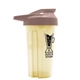 a translucent pastel yellow tumbler & mocha mousse lid 20 oz next gen tumbler with usa drink thru lid