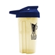 a translucent pastel yellow tumbler & navy blue lid 20 oz next gen tumbler with usa drink thru lid