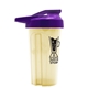 a translucent pastel yellow tumbler & violet lid 20 oz next gen tumbler with usa drink thru lid