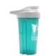 a translucent teal tumbler & white lid 20 oz next gen tumbler with usa drink thru lid