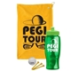 a athletic gold towel & lime green lid & transparent green bottle the tourney - golf kit
