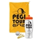 a athletic gold towel & orange lid & clear bottle the tourney - golf kit