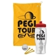 a athletic gold towel & red lid & clear bottle the tourney - golf kit