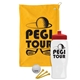 a athletic gold towel & red lid & white bottle the tourney - golf kit