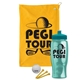 a athletic gold towel & teal lid & transparent teal bottle the tourney - golf kit
