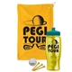 a athletic gold towel & teal lid & transparent yellow bottle the tourney - golf kit