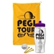 a athletic gold towel & violet lid & clear bottle the tourney - golf kit