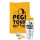 a athletic gold towel & yellow lid & clear bottle the tourney - golf kit