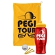 a athletic gold towel & yellow lid & transparent red bottle the tourney - golf kit