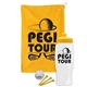 a athletic gold towel & yellow lid & white bottle the tourney - golf kit